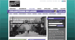 Desktop Screenshot of collections.cinematheque.qc.ca