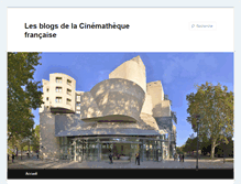 Tablet Screenshot of blog.cinematheque.fr